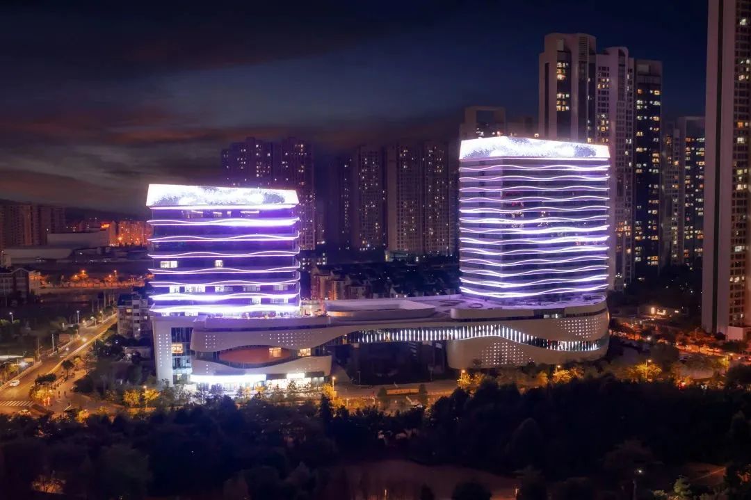 用燈光打造海浪風帆，邀您共賞寧德市夜景新地標