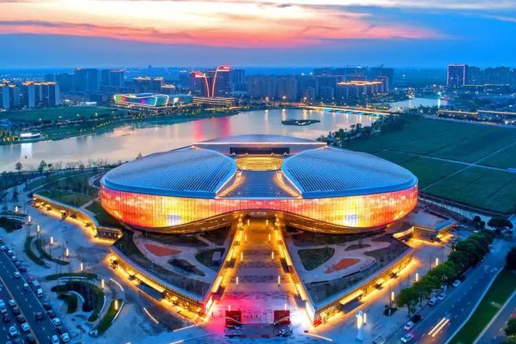 國家級工程獎大滿貫！嘉興市文化藝術中心的燈光閃耀秀湖